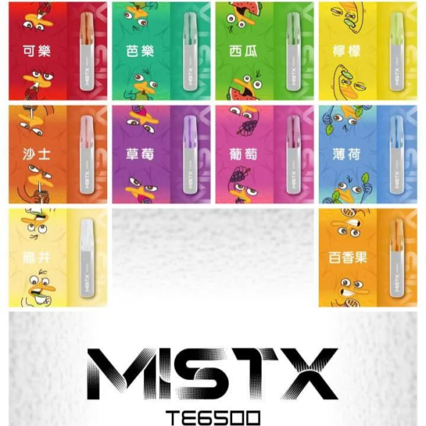 MIST X 6500口 鴨嘴獸一次性/ 抛棄式電子煙 多口味選擇 免充